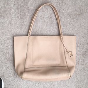 Botkier blush pebblestone leather handbag